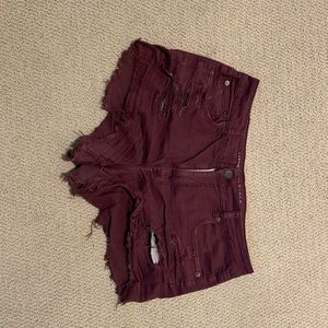 American eagle mid/high waisted shorts